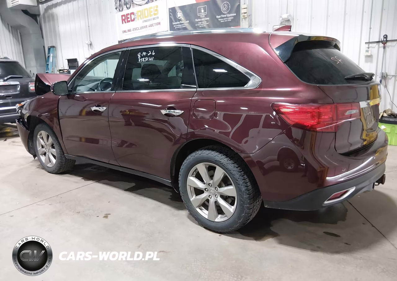 2014 Acura Mdx Advance Pkg W-Entertainment Pkg VIN:5FRYD4H80EB046976 - 3