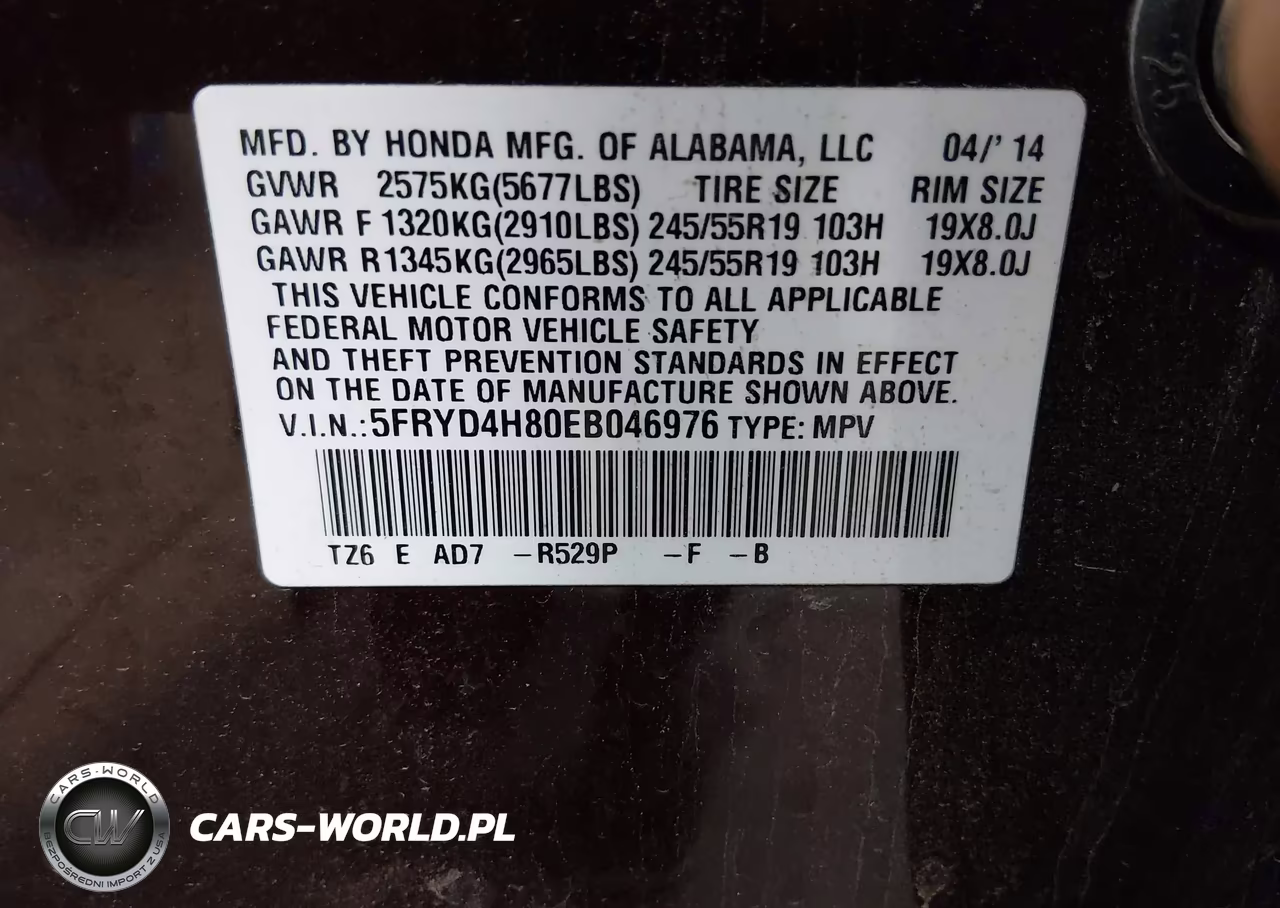 2014 Acura Mdx Advance Pkg W-Entertainment Pkg VIN:5FRYD4H80EB046976 - 9