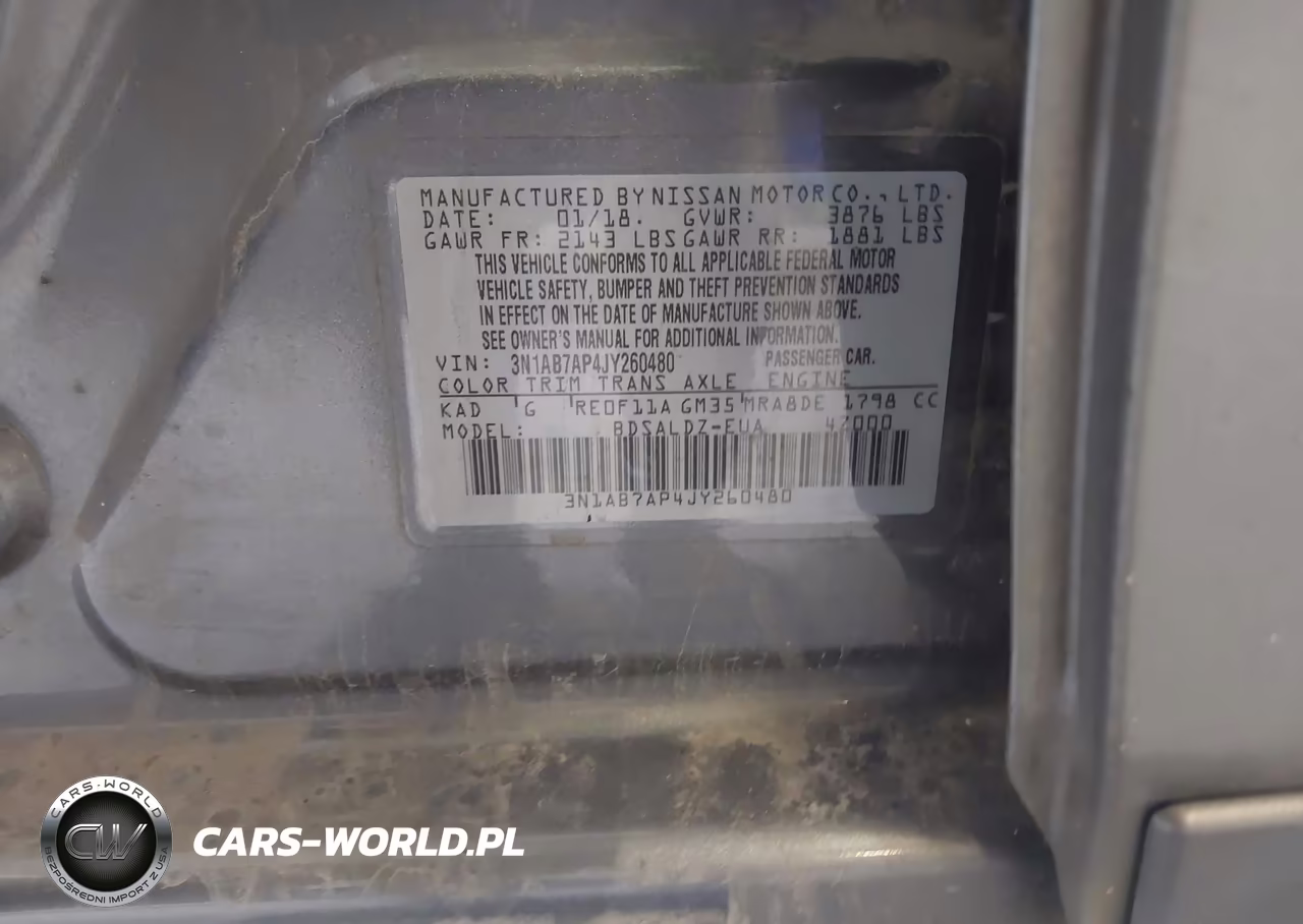 2018 Nissan Sentra Sv VIN:3N1AB7AP4JY260480 - 9