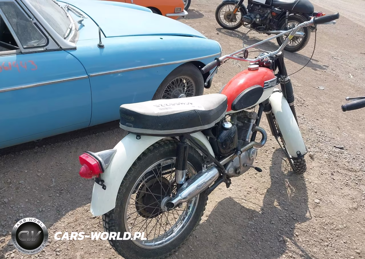 1967 Triumph Motorcycle VIN:T20M4729 - 4