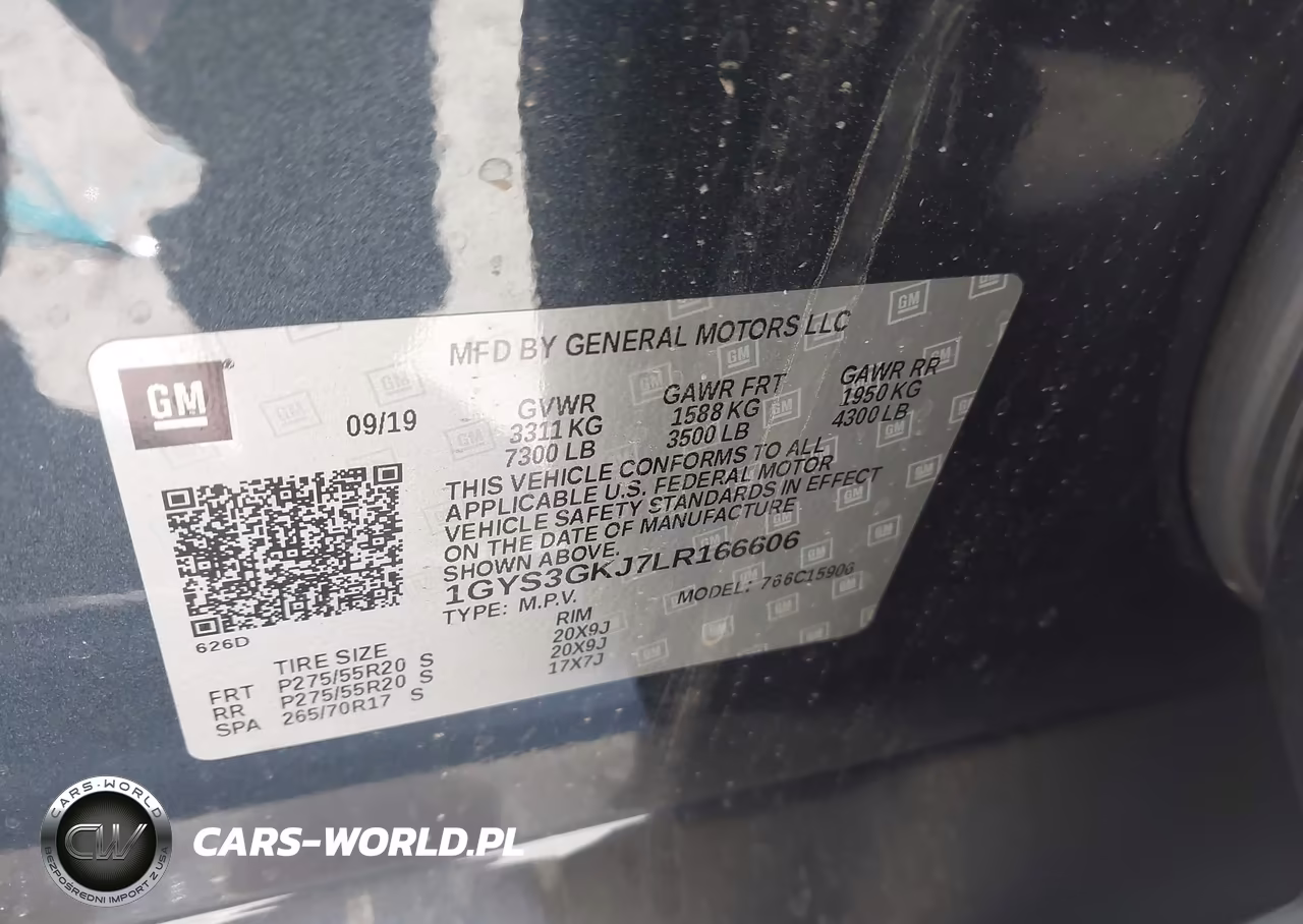 2020 Cadillac Escalade Esv 2Wd VIN:1GYS3GKJ7LR166606 - 9