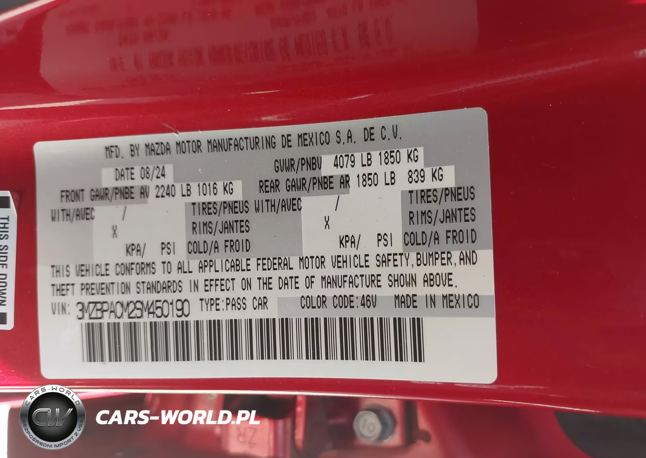 2025 Mazda Mazda3 2.5 S Preferred VIN:3MZBPACM2SM450190 - 9