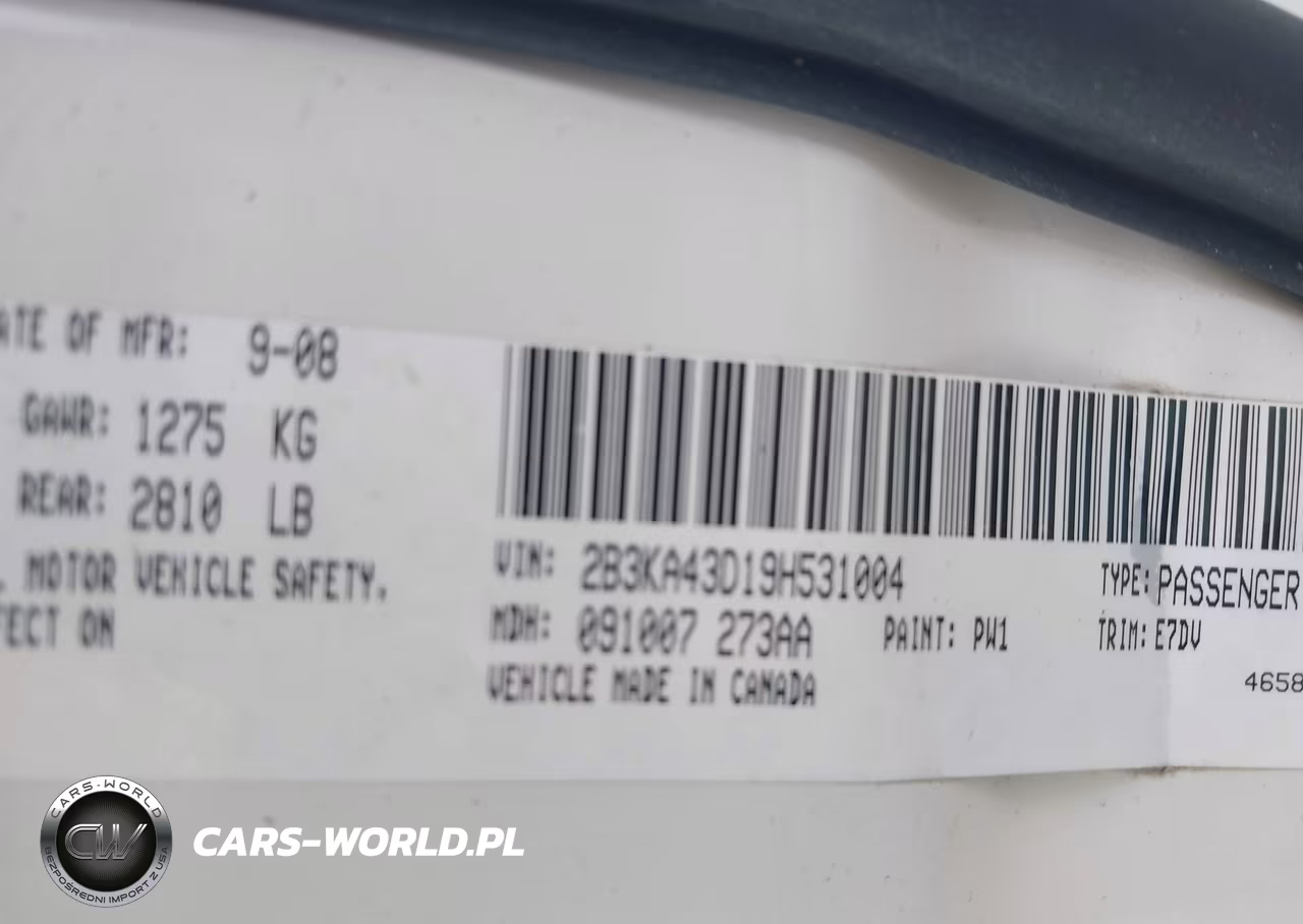 2009 Dodge Charger Se VIN:2B3KA43D19H531004 - 9
