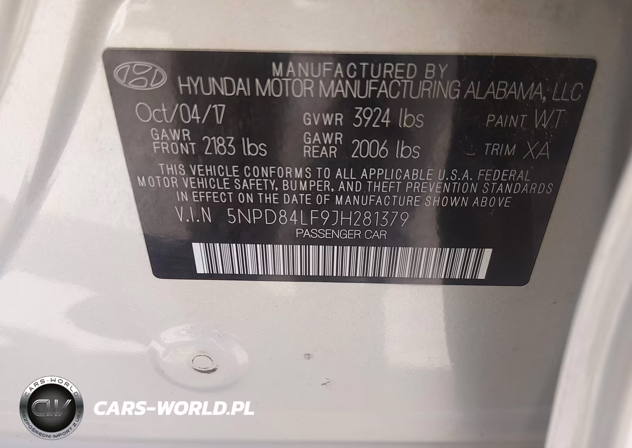 2018 Hyundai Elantra Sel VIN:5NPD84LF9JH281379 - 9