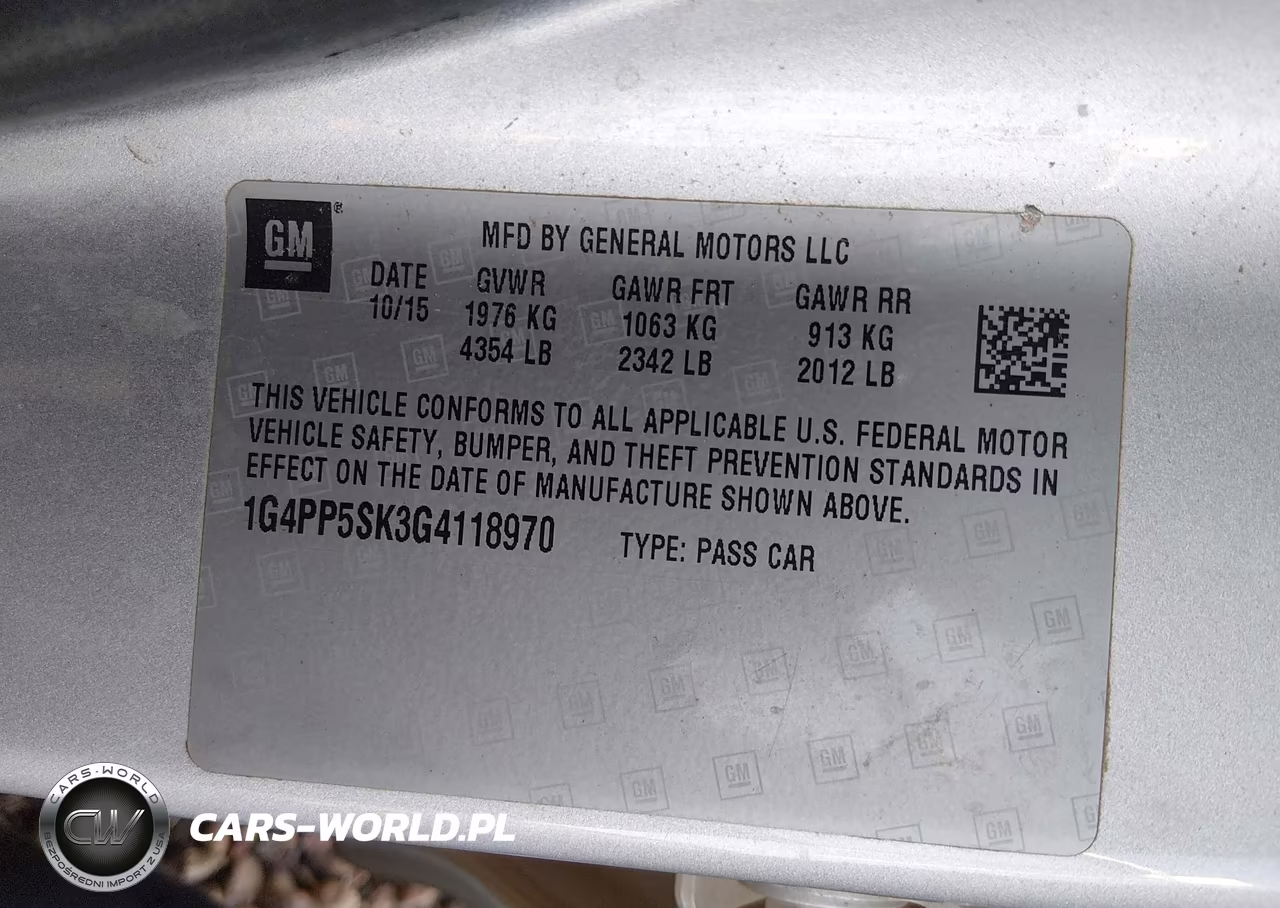 2016 Buick Verano VIN:1G4PP5SK3G4118970 - 9
