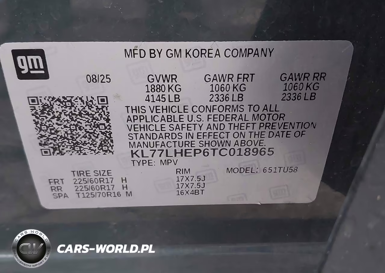 2026 Chevrolet Trax Fwd Lt VIN:KL77LHEP6TC018965 - 9