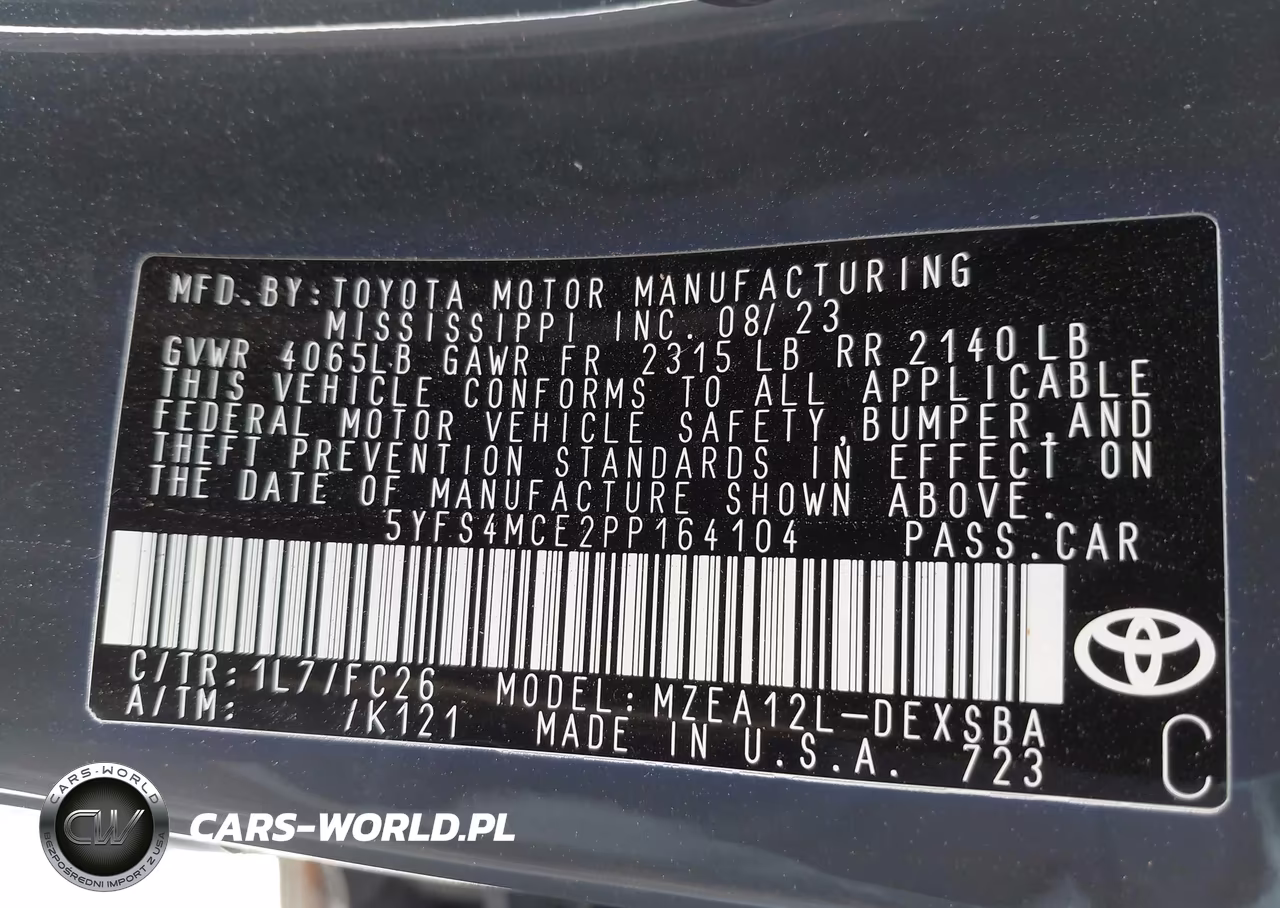 2023 Toyota Corolla Se VIN:5YFS4MCE2PP164104 - 9