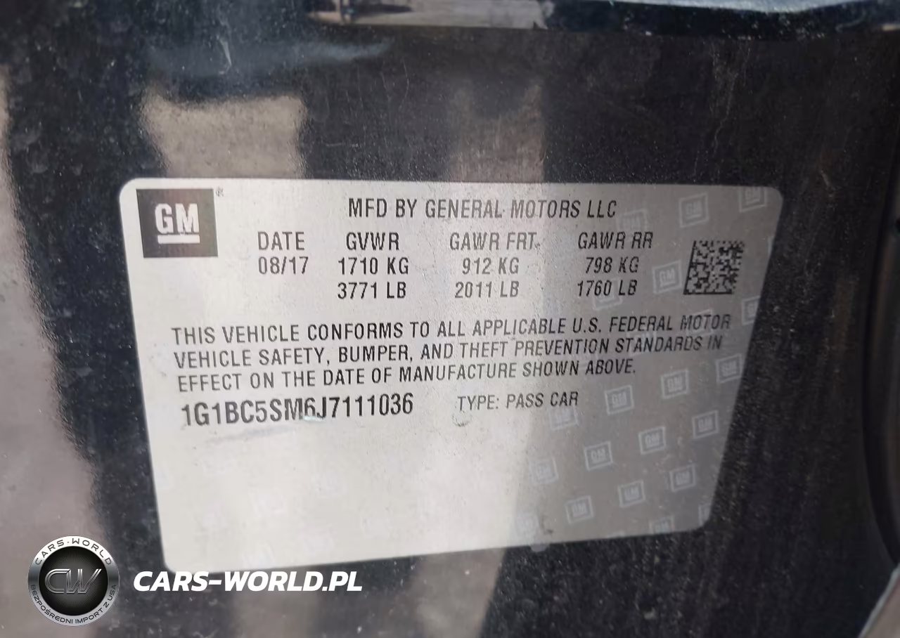 2018 Chevrolet Cruze Ls Auto VIN:1G1BC5SM6J7111036 - 9