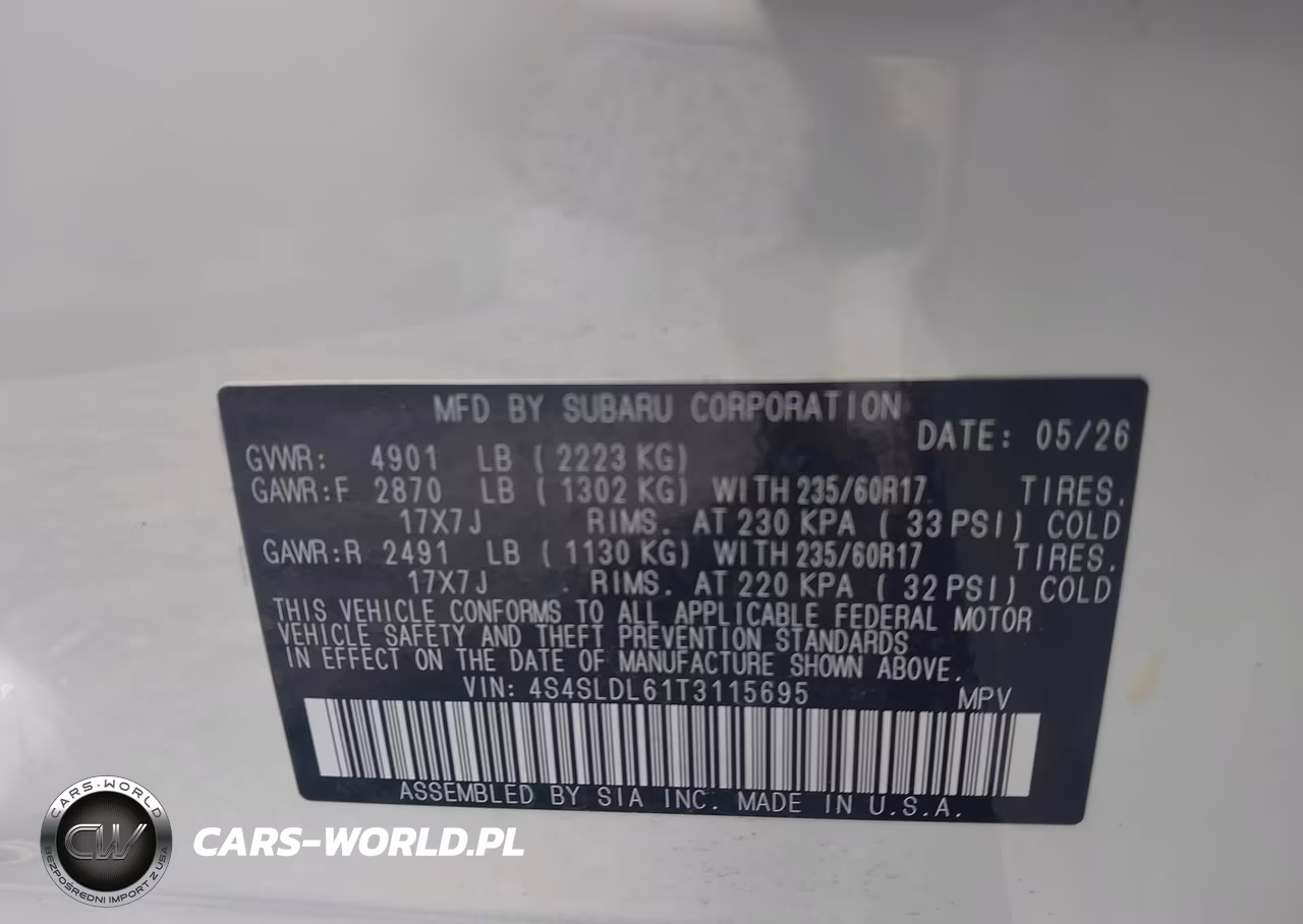 2026 Subaru Forester Wilderness VIN:4S4SLDL61T3115695 - 9