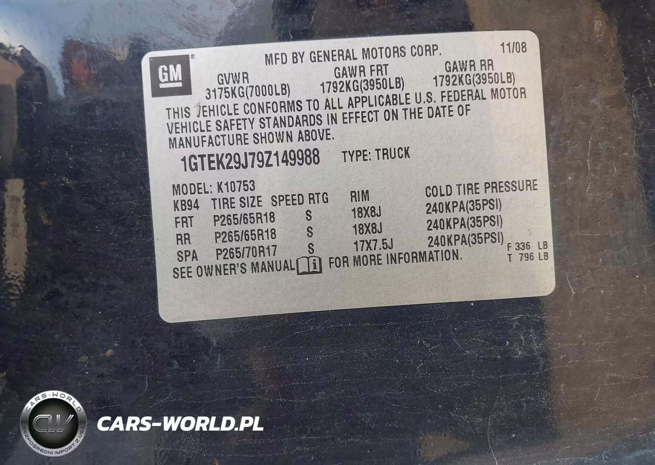 2009 GMC Sierra 1500 Sle VIN:1GTEK29J79Z149988 - 9
