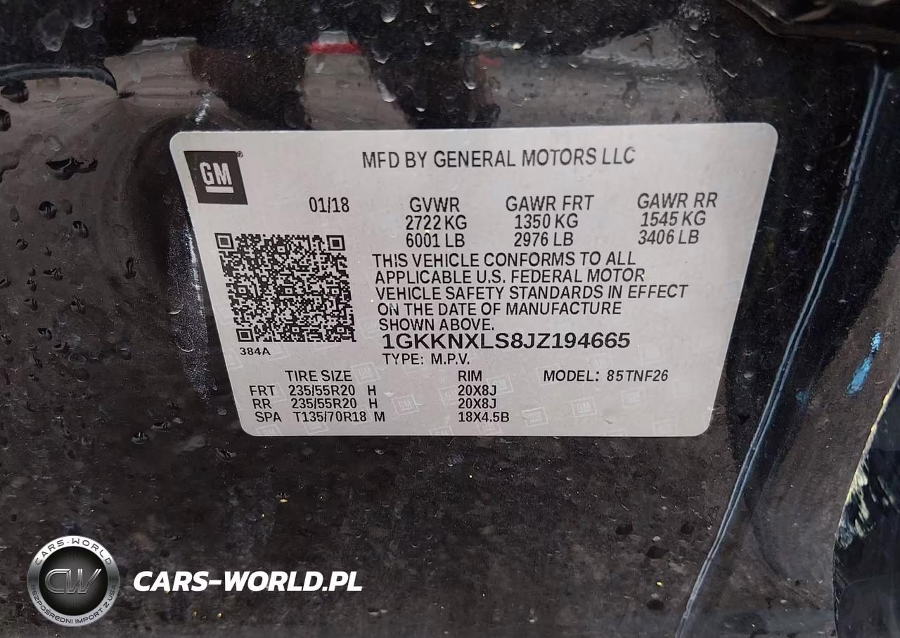 2018 GMC Acadia Denali VIN:1GKKNXLS8JZ194665 - 9