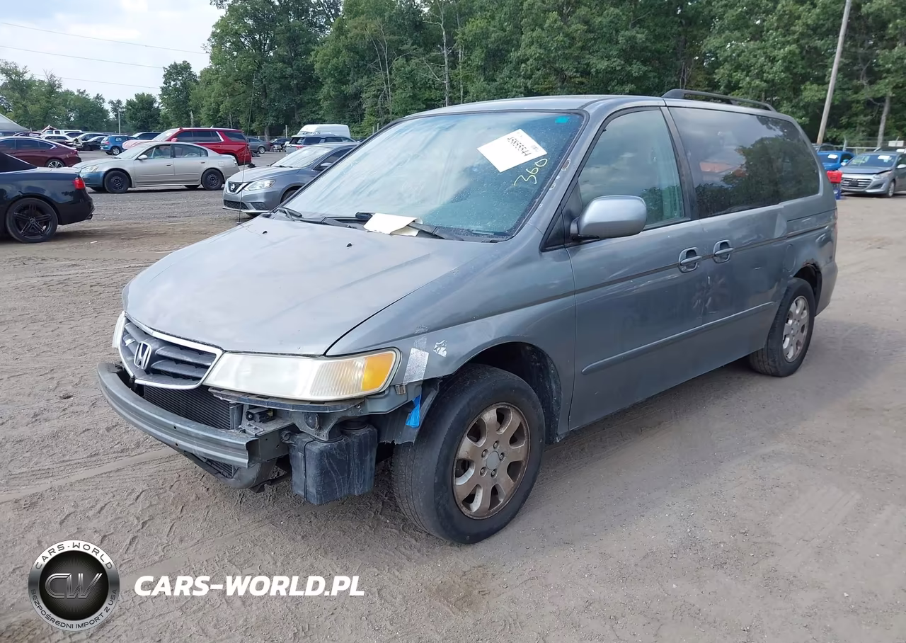 2002 Honda Odyssey Ex VIN:5FNRL18622B008392 - 2