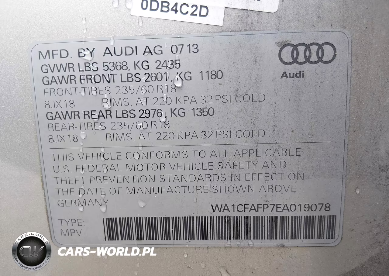 2014 Audi Q5 2.0T Premium VIN:WA1CFAFP7EA019078 - 9