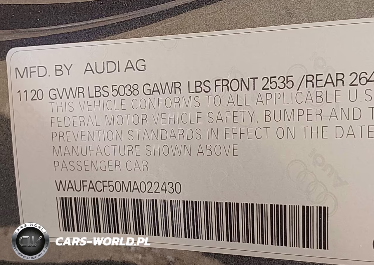2021 Audi A5 Sportback Premium Plus 45 Tfsi Quattro S Tronic VIN:WAUFACF50MA022430 - 9
