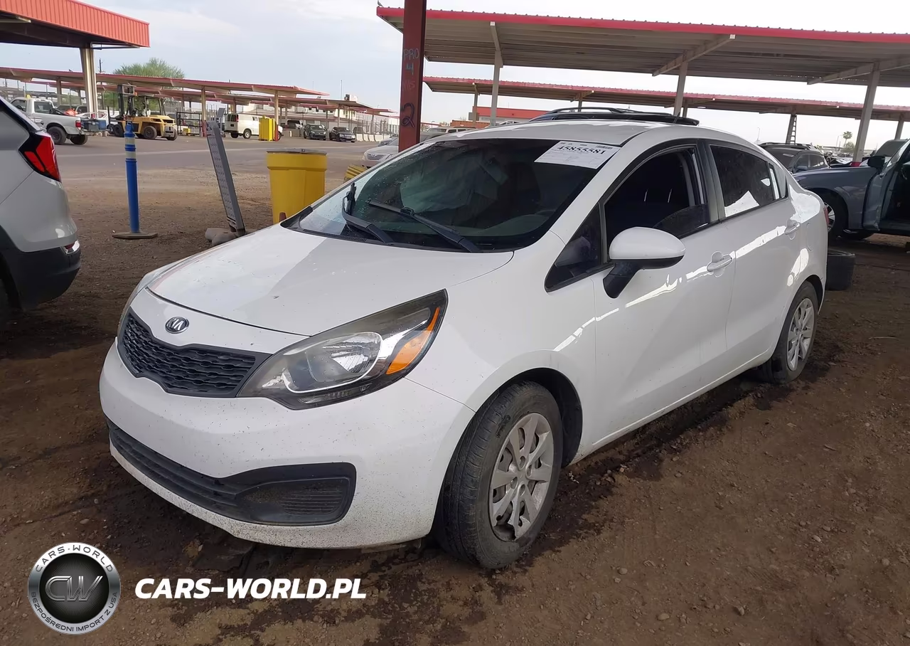 2013 Kia Rio Lx VIN:KNADM4A39D6170489 - 2