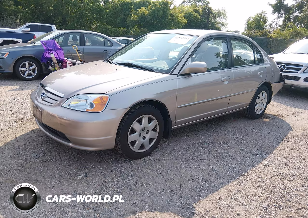 2002 Honda Civic Ex VIN:1HGES268X2L071458 - 2