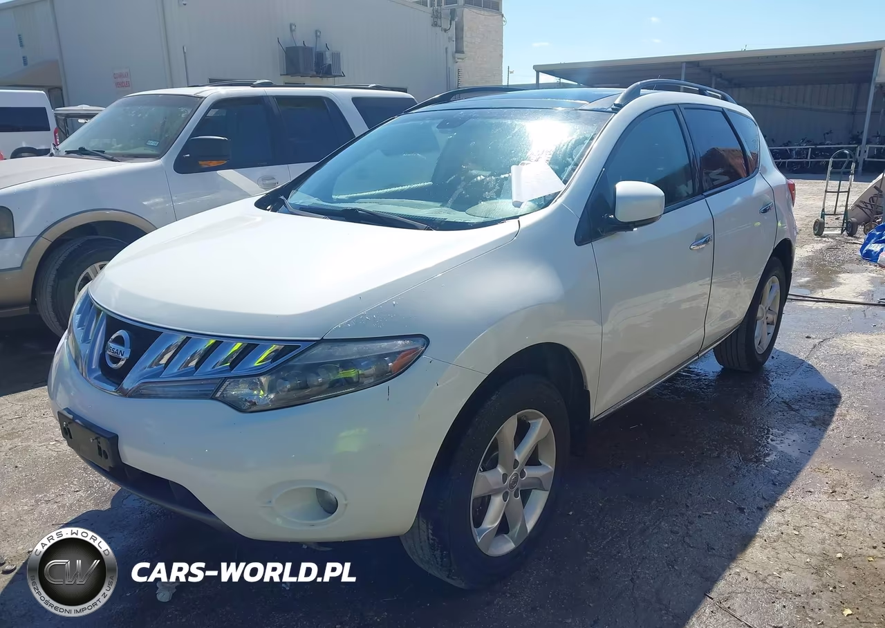 2010 Nissan Murano Sl VIN:JN8AZ1MW3AW113894 - 2
