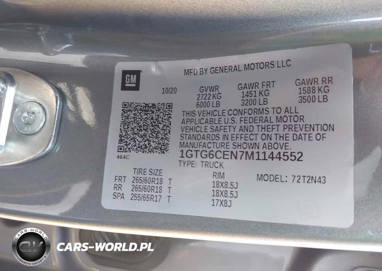 2021 GMC Canyon 4Wd Short Box Elevation VIN:1GTG6CEN7M1144552 - 9