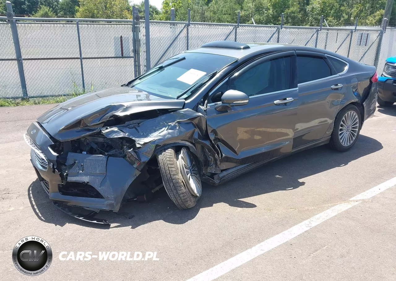 2015 Ford Fusion Titanium VIN:3FA6P0K90FR265386 - 2