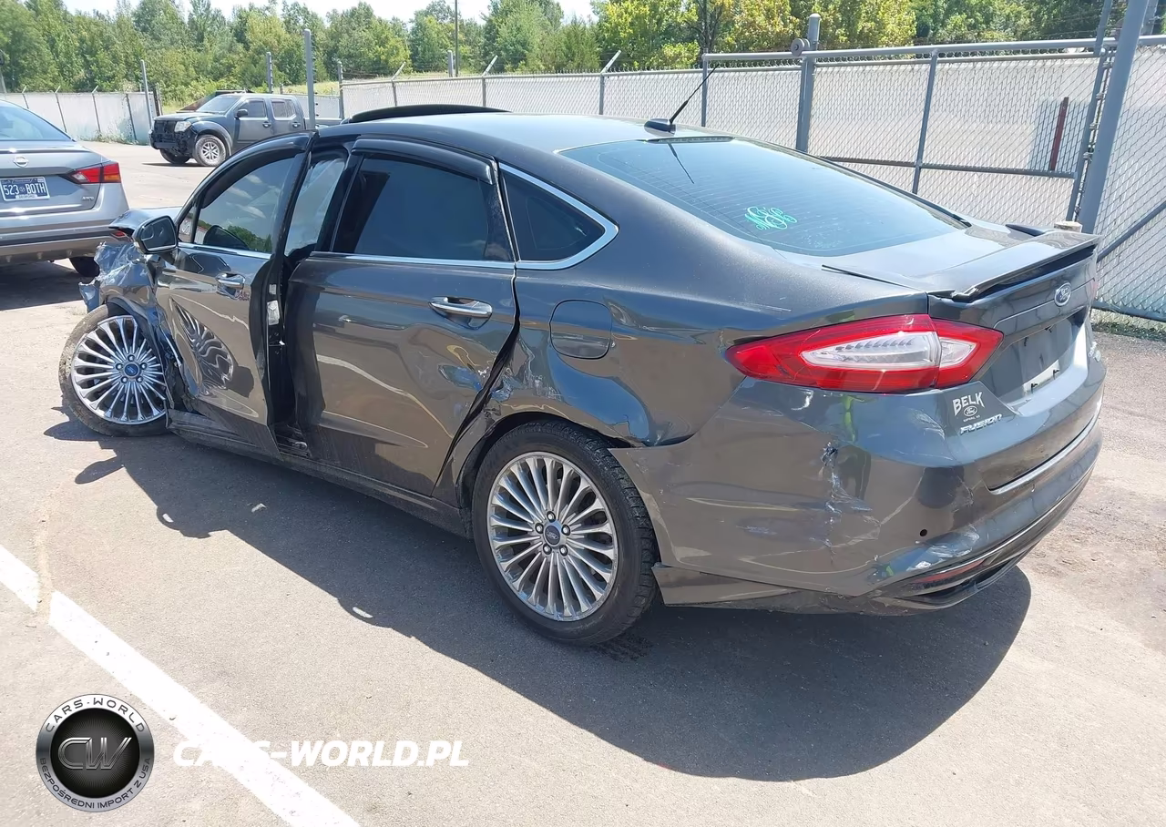 2015 Ford Fusion Titanium VIN:3FA6P0K90FR265386 - 3