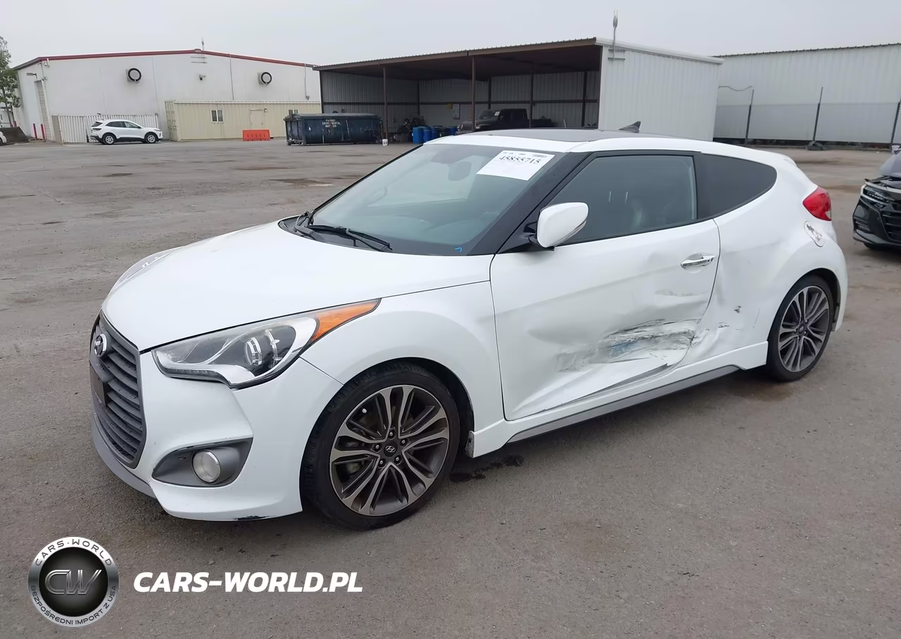 2016 Hyundai Veloster Turbo VIN:KMHTC6AE5GU283835 - 2