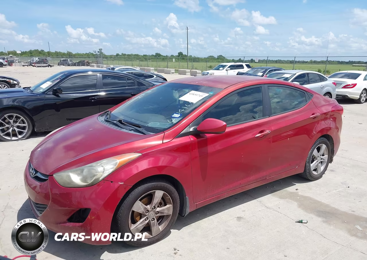 2012 Hyundai Elantra Gls (Ulsan Plant) VIN:KMHDH4AE2CU416653 - 2