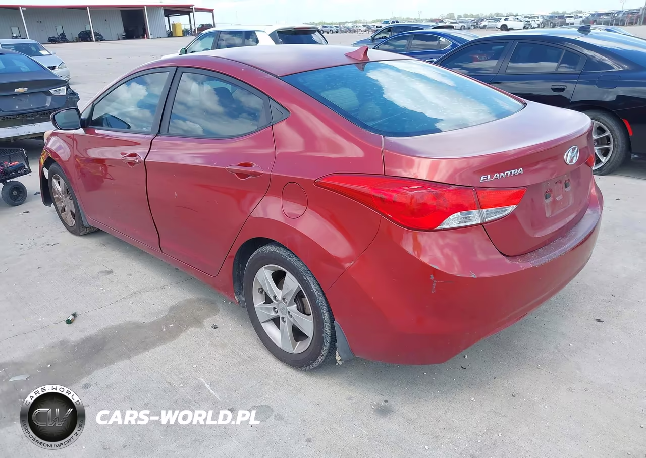 2012 Hyundai Elantra Gls (Ulsan Plant) VIN:KMHDH4AE2CU416653 - 3