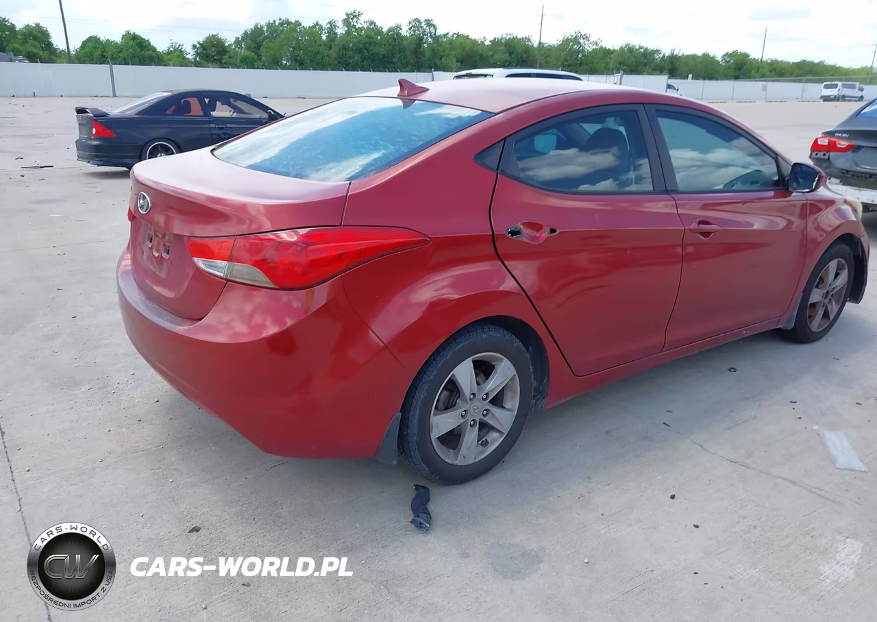 2012 Hyundai Elantra Gls (Ulsan Plant) VIN:KMHDH4AE2CU416653 - 4