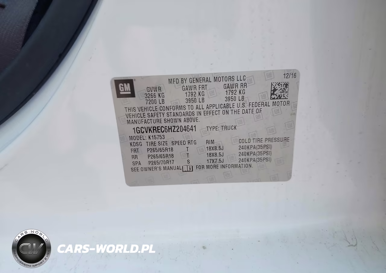 2017 Chevrolet Silverado 1500 Lt VIN:1GCVKREC6HZ204641 - 9