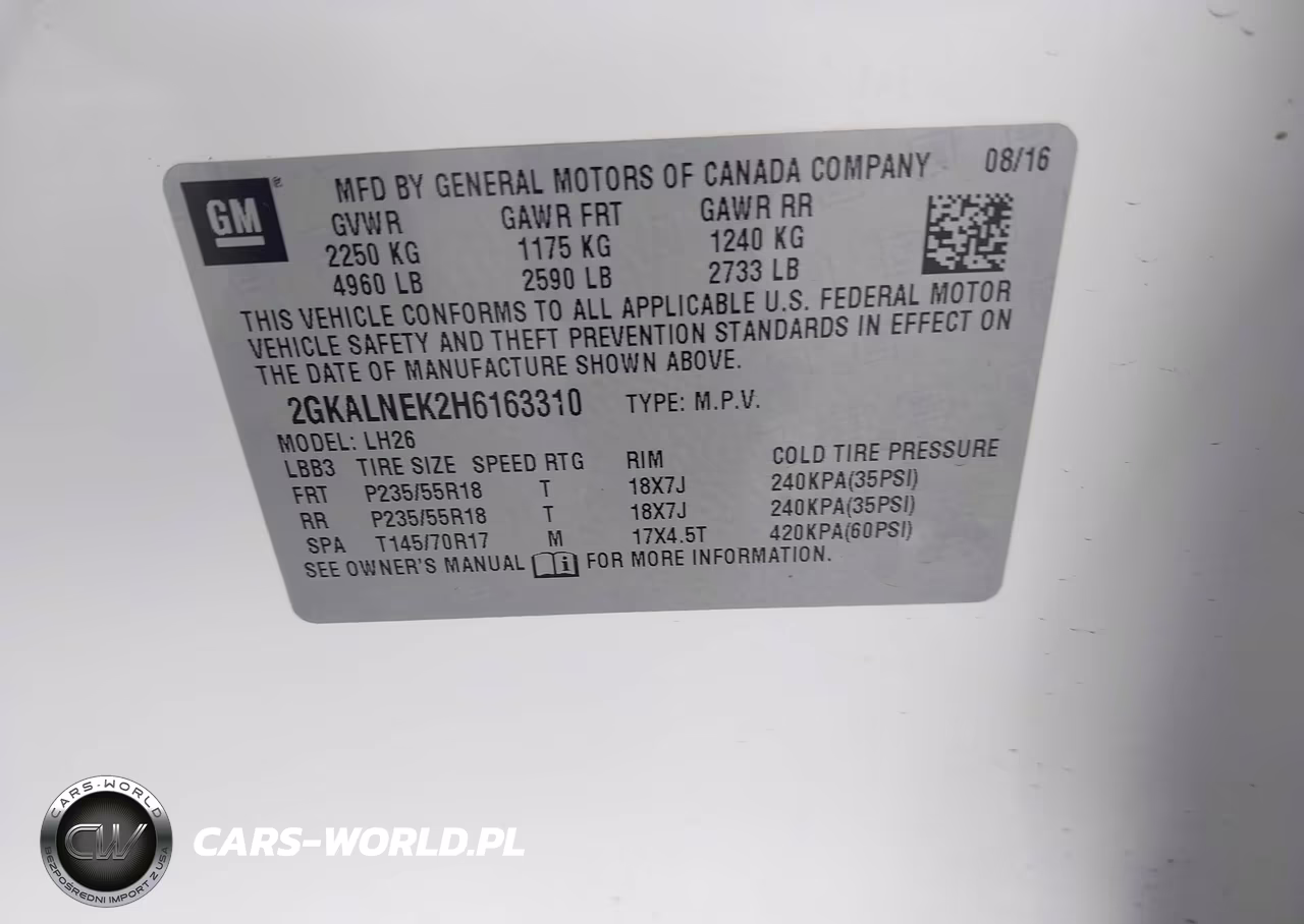 2017 GMC Terrain Sle-2 VIN:2GKALNEK2H6163310 - 9