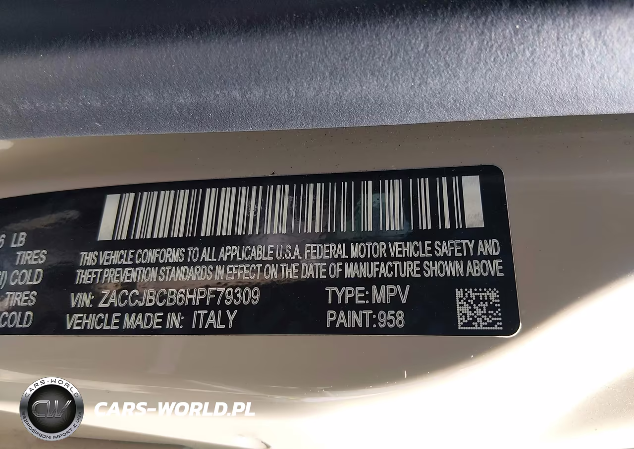 2017 Jeep Renegade Deserthawk VIN:ZACCJBCB6HPF79309 - 9
