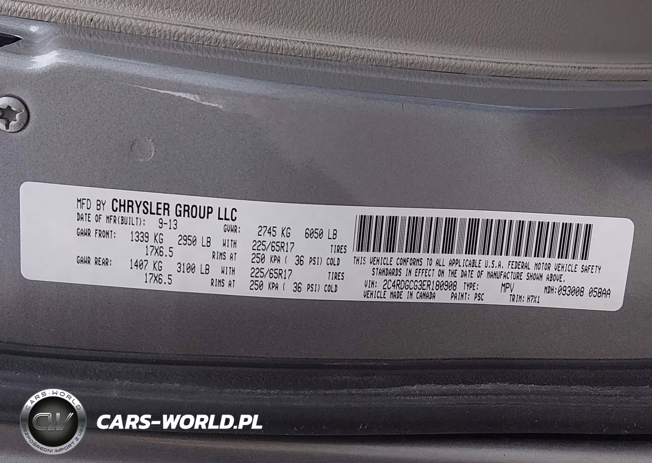 2014 Dodge Grand Caravan Sxt VIN:2C4RDGCG3ER180908 - 9