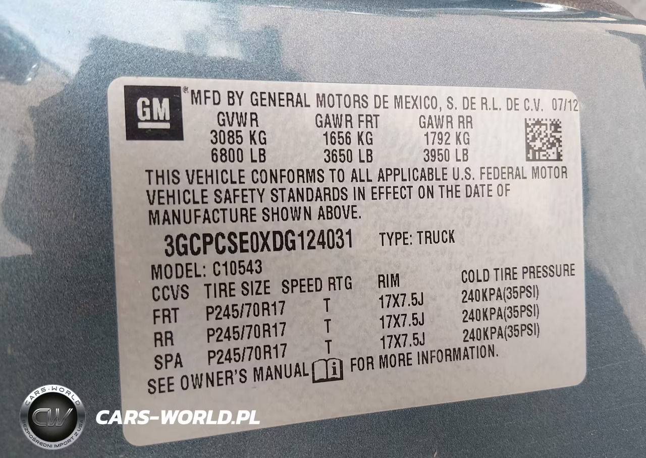 2013 Chevrolet Silverado 1500 Lt VIN:3GCPCSE0XDG124031 - 9