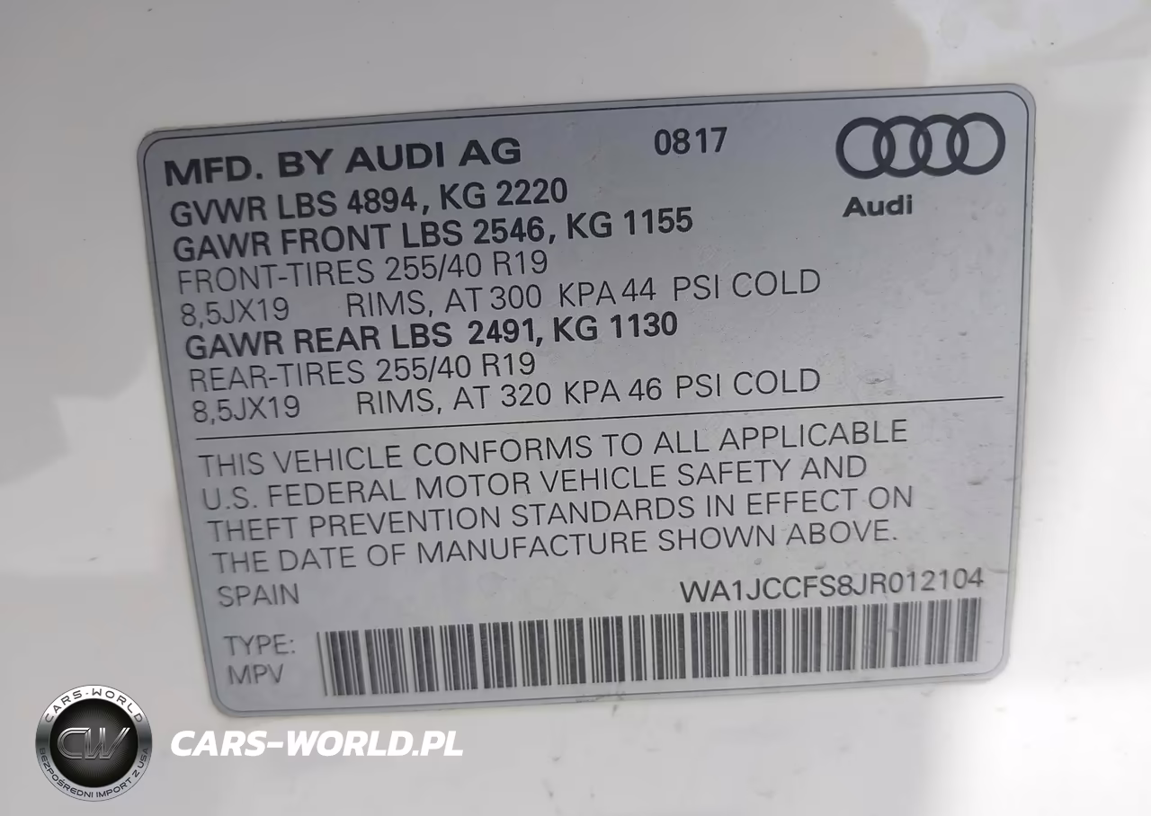 2018 Audi Q3 2.0T Premium-2.0T Sport Premium VIN:WA1JCCFS8JR012104 - 9