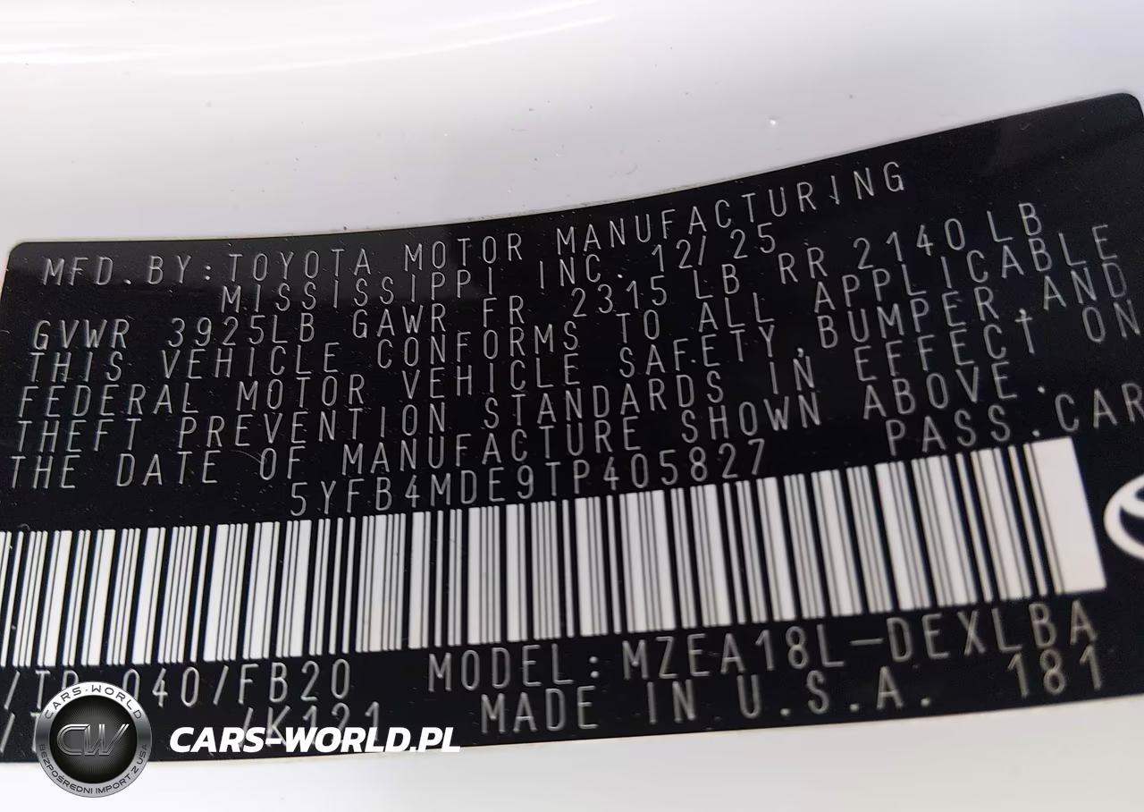 2026 Toyota Corolla Le VIN:5YFB4MDE9TP405827 - 9