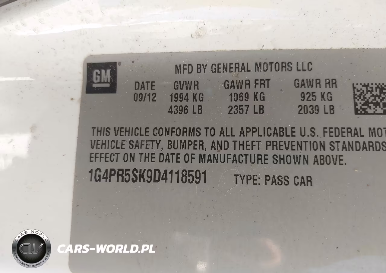 2013 Buick Verano Convenience Group VIN:1G4PR5SK9D4118591 - 9