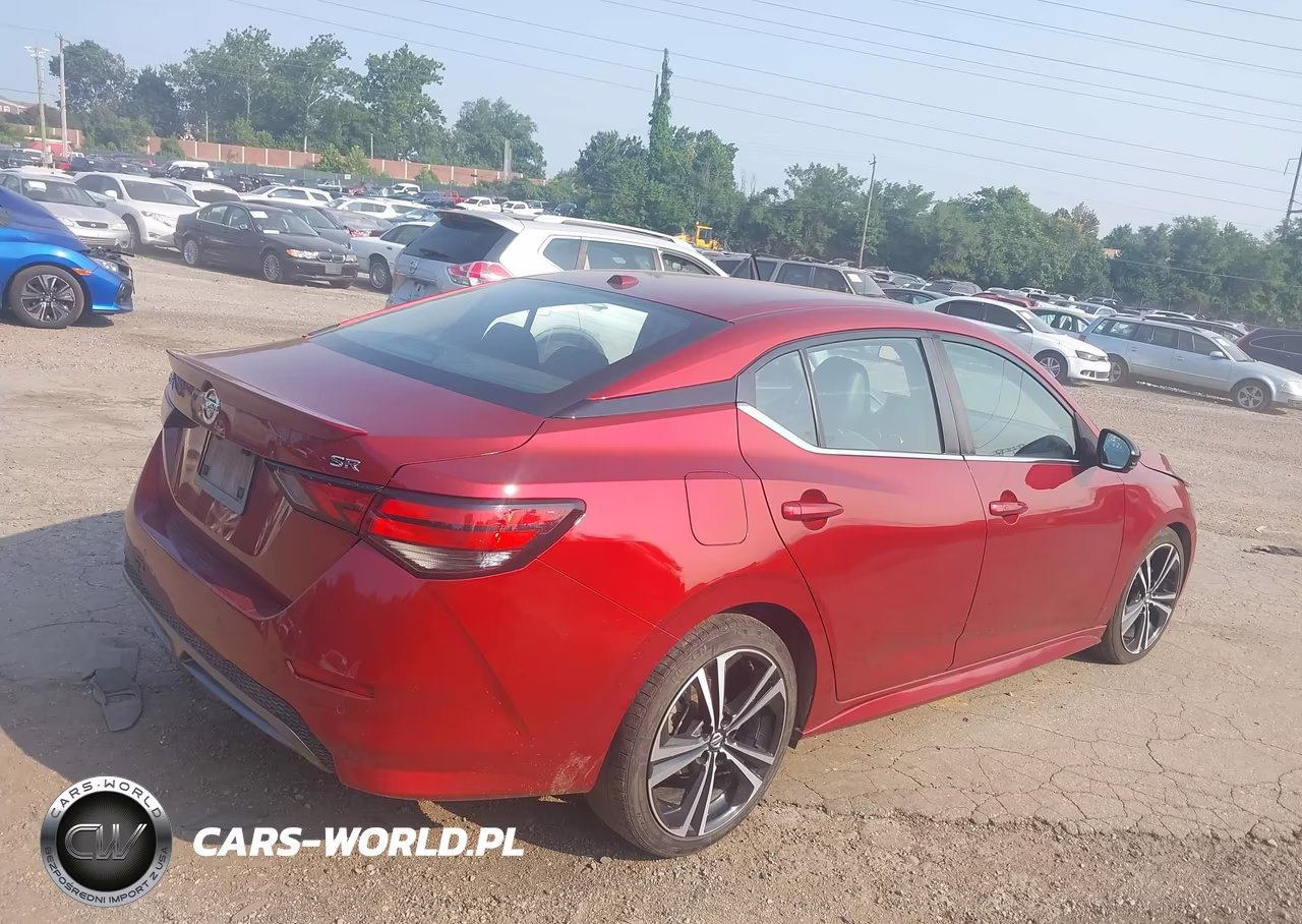 2021 Nissan Sentra Sr Xtronic Cvt VIN:3N1AB8DV1MY314368 - 4