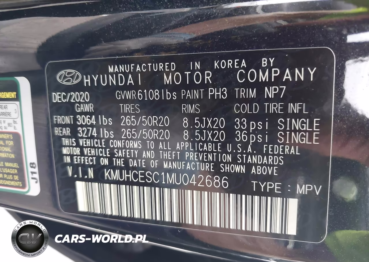 2021 Genesis Gv80 3.5T Awd VIN:KMUHCESC1MU042686 - 9