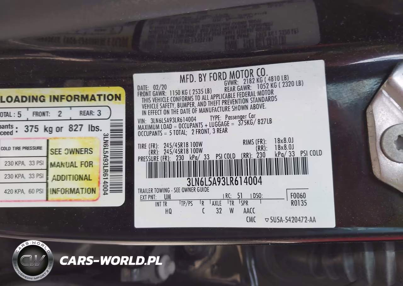 2020 Lincoln Mkz Standard VIN:3LN6L5A93LR614004 - 9