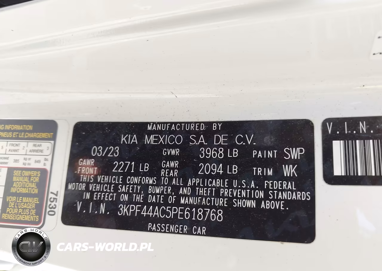 2023 Kia Forte Gt VIN:3KPF44AC5PE618768 - 9