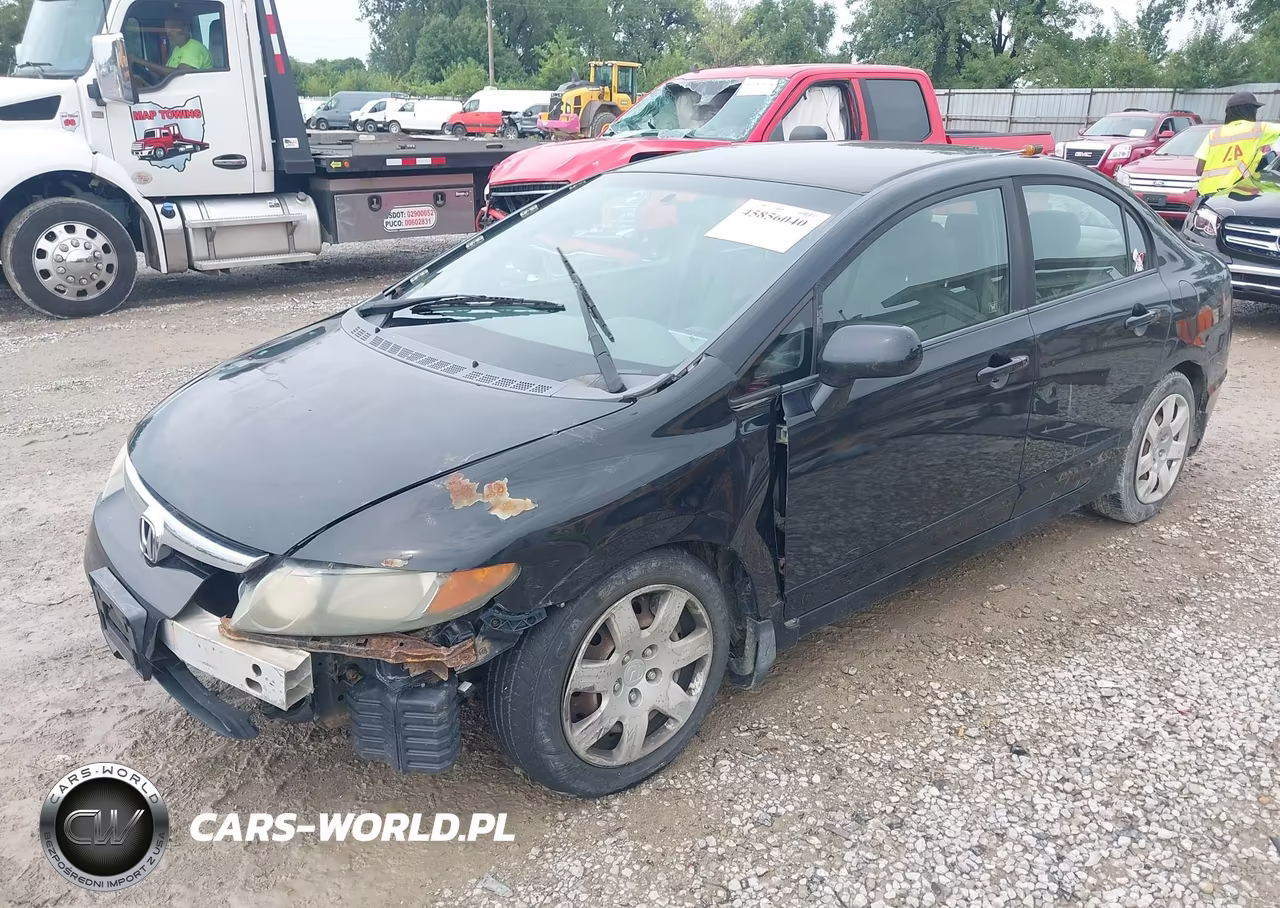 2008 Honda Civic Lx VIN:1HGFA165X8L098742 - 2