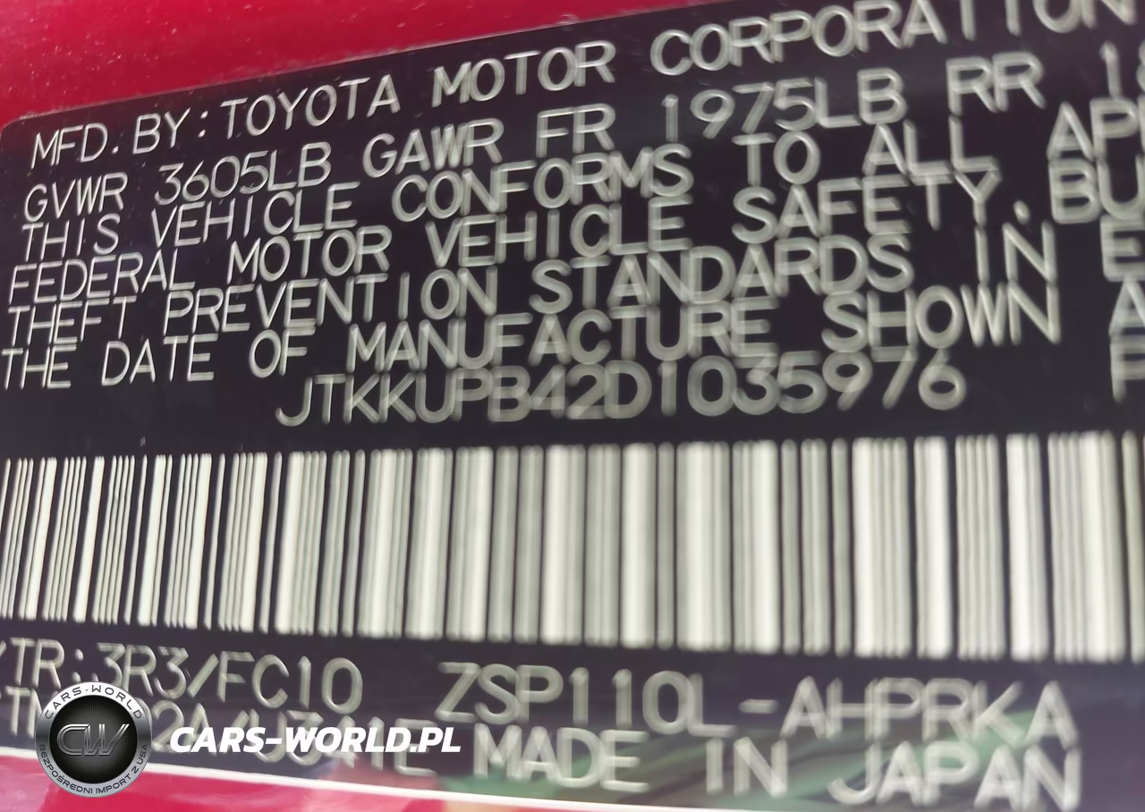2013 Scion Xd VIN:JTKKUPB42D1035976 - 9