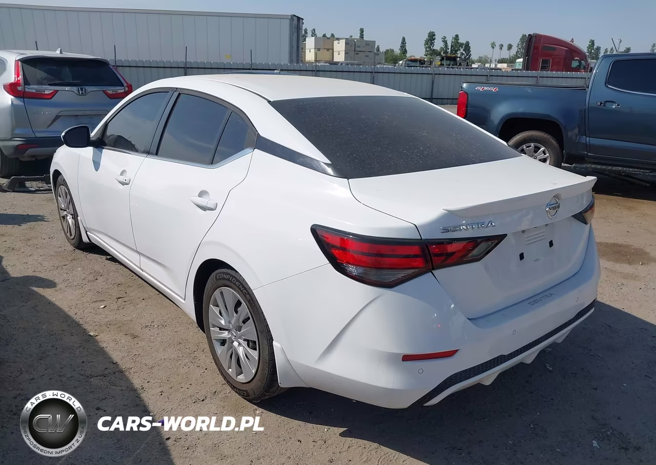 2021 Nissan Sentra S Xtronic Cvt VIN:3N1AB8BV4MY227728 - 3