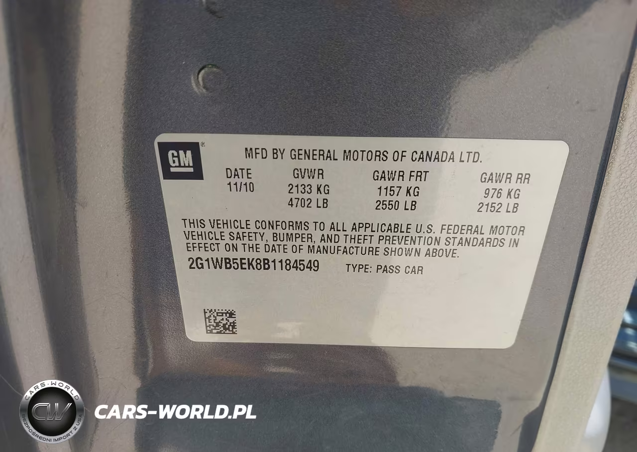 2011 Chevrolet Impala Lt VIN:2G1WB5EK8B1184549 - 9