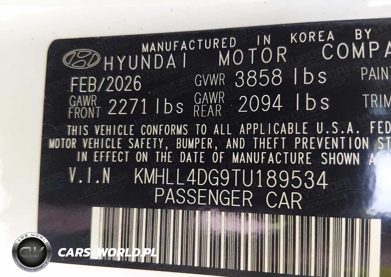 2026 Hyundai Elantra Se VIN:KMHLL4DG9TU189534 - 9