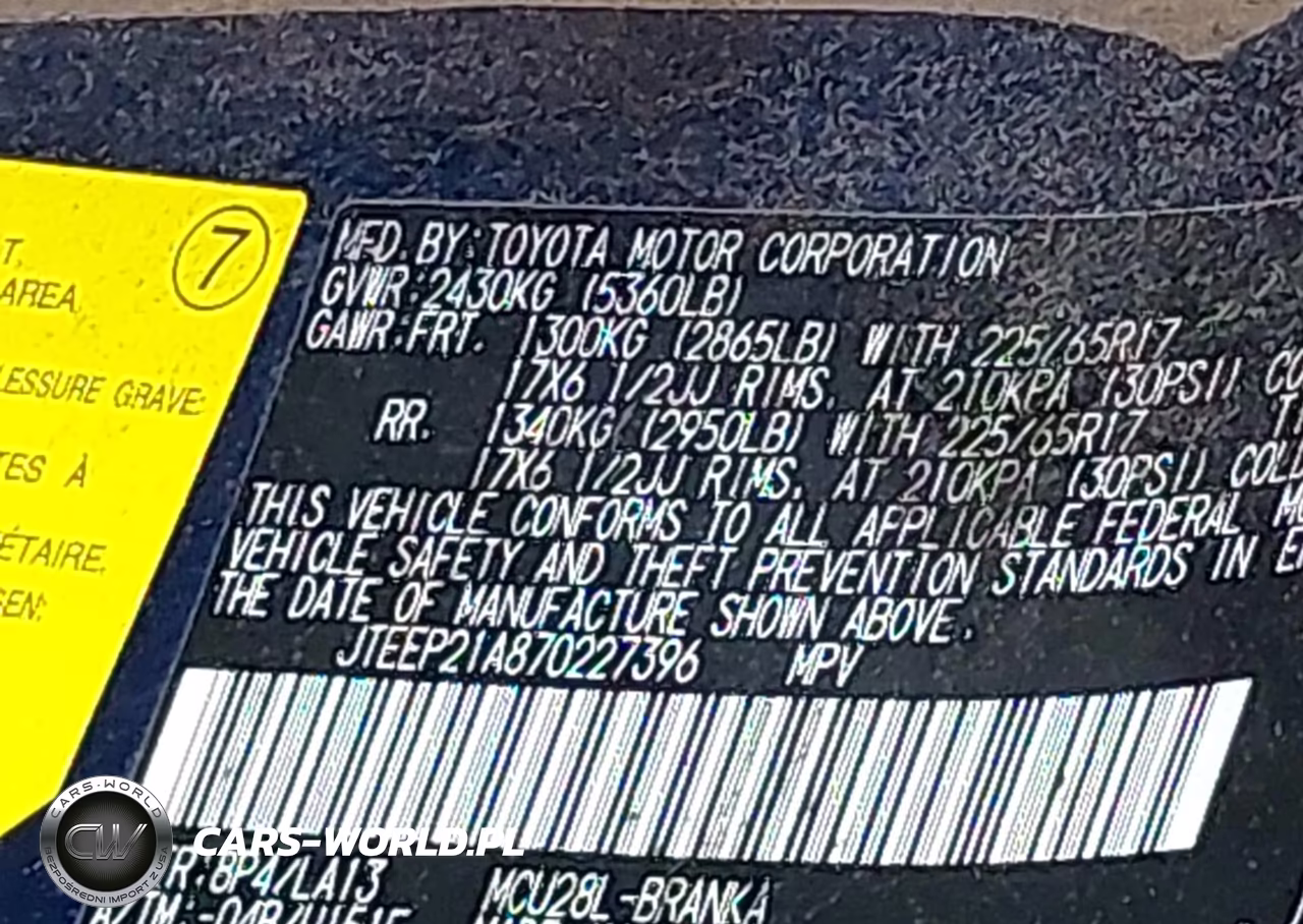 2007 Toyota Highlander Limited W-3Rd Row VIN:JTEEP21A870227396 - 9