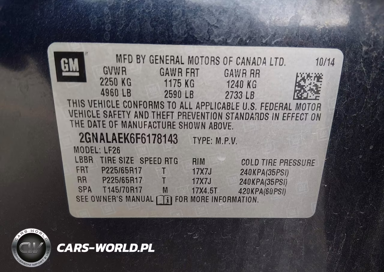 2015 Chevrolet Equinox Ls VIN:2GNALAEK6F6178143 - 9