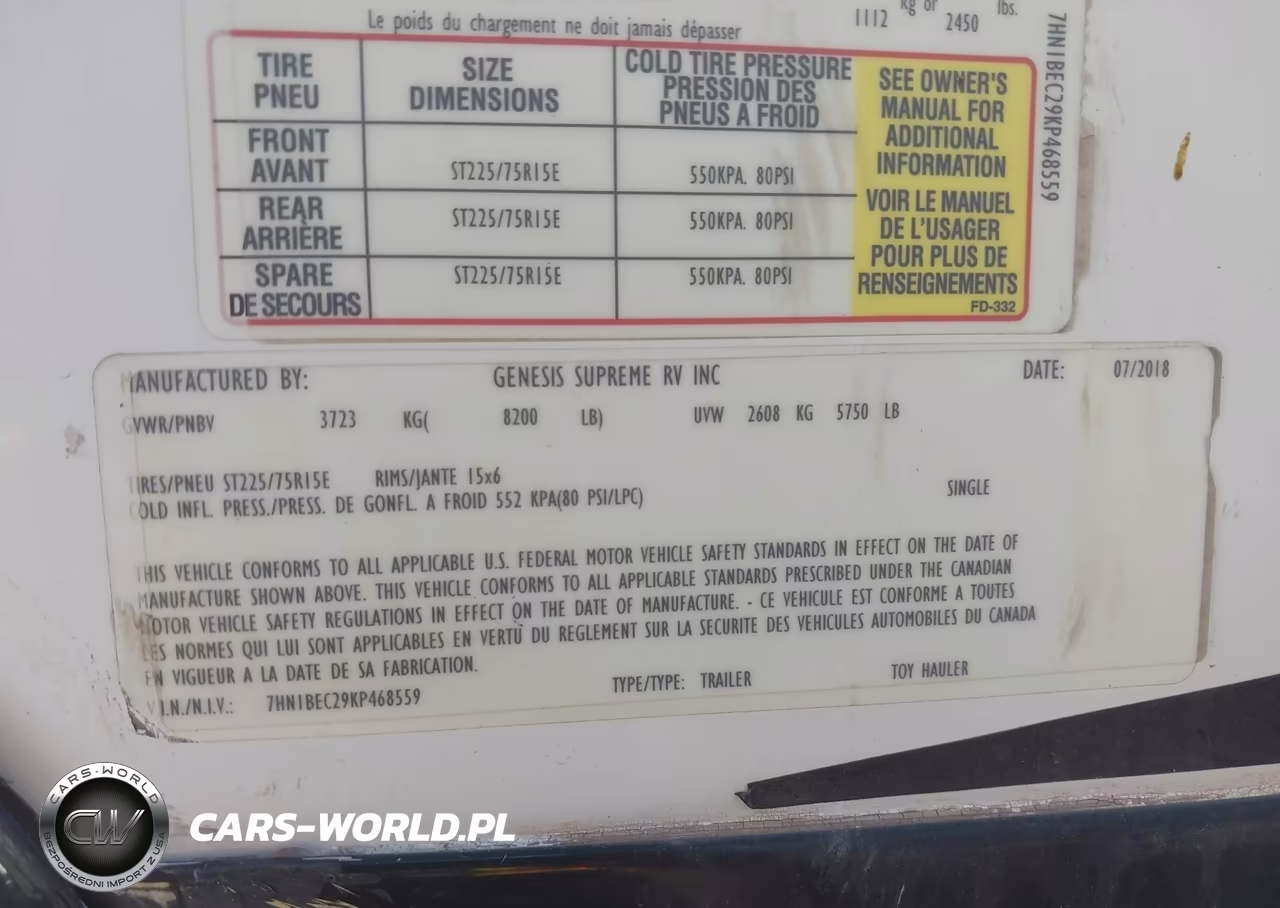 2019 Genesis Supreme Toy M-19Ss VIN:7HN1BEC29KP468559 - 9