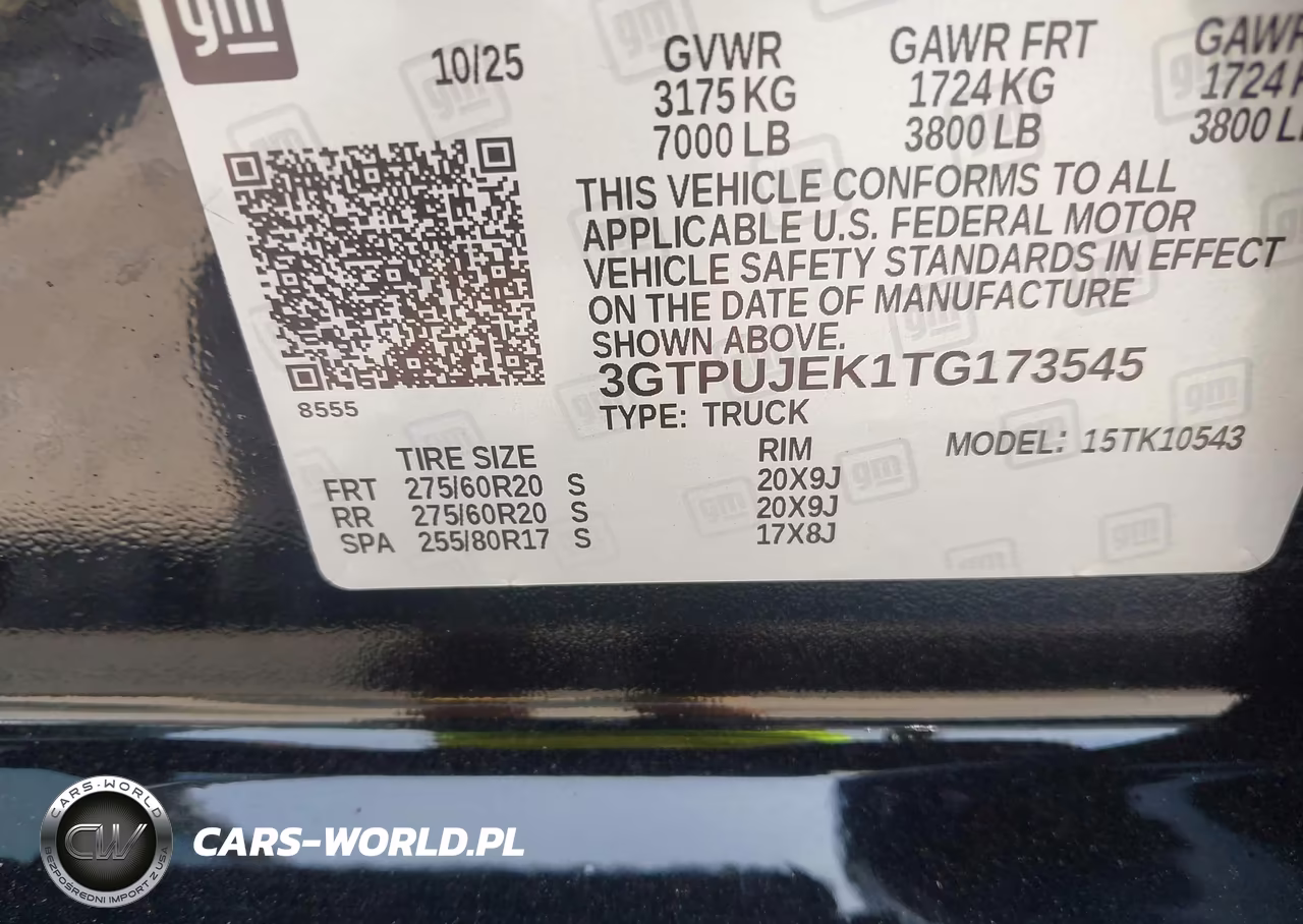 2026 GMC Sierra 1500 , Short Bed, Elevation, 4Wd VIN:3GTPUJEK1TG173545 - 9
