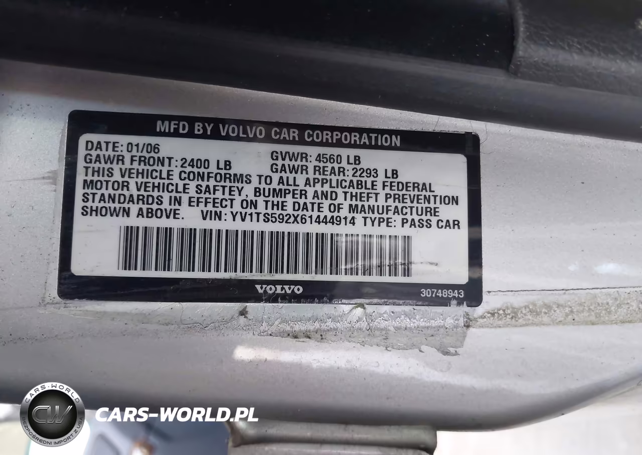 2006 Volvo S80 2.5T VIN:YV1TS592X61444914 - 9